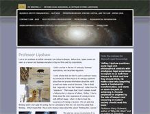 Tablet Screenshot of professorlipshaw.com